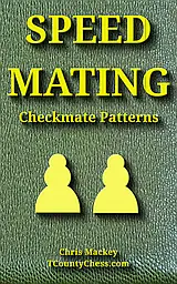 Book cover of Speed Mating Checkmate Patterns, coming soon on Amazon.com.